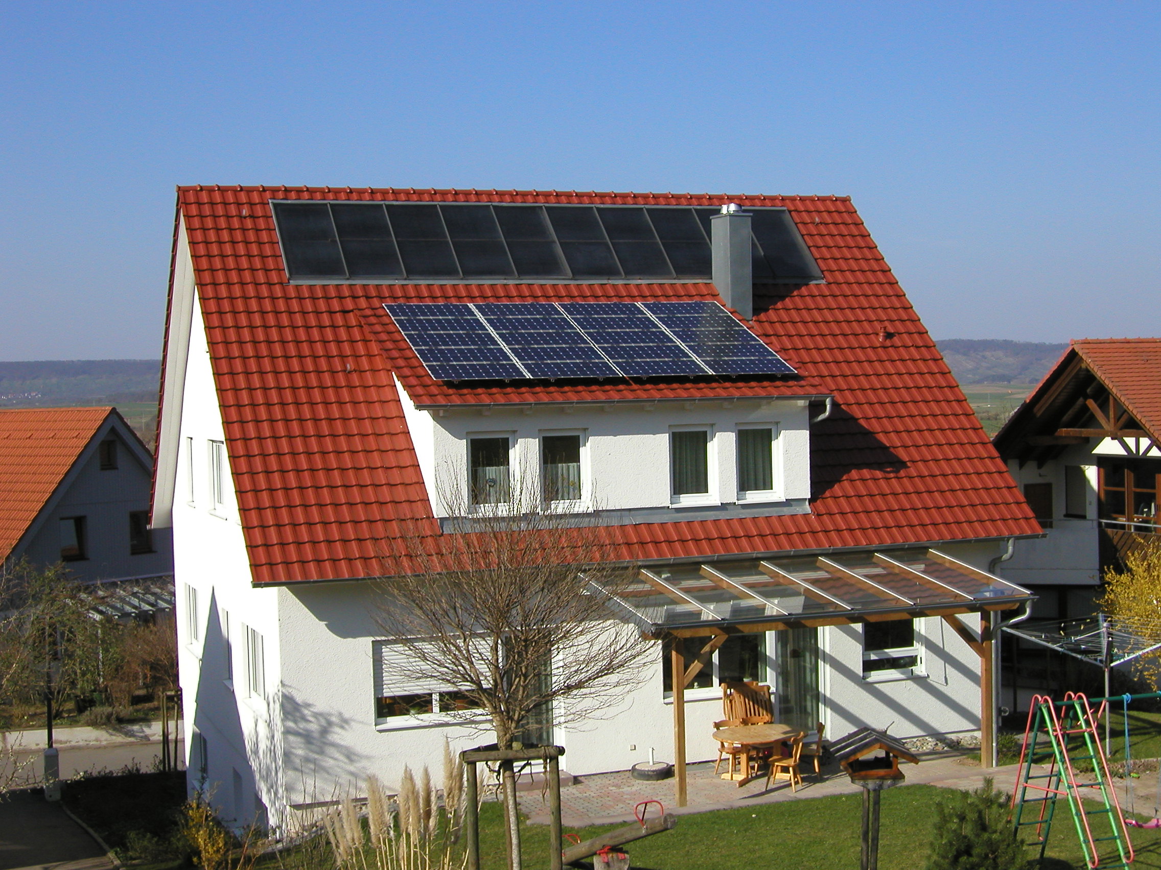 Beispiel für eine Photovoltaikanlage